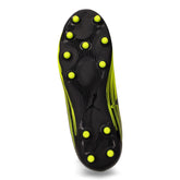 Attacanto II FG/AG scarpa da calcio in ecopelle ragazzo giallo nero | Boscaini Scarpe