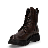 Anfibio in ecopelle con zip mocca | Boscaini Scarpe