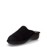 Ciabatta in tessuto con zeppa nero | Boscaini Scarpe
