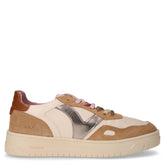 Sneaker in pelle ed ecopelle cuoio beige | Boscaini Scarpe