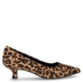 Décolleté a punta in ecopelle leo beige - MARCO TOZZI | Boscaini Scarpe