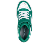 Quick street sneaker bambino verde bianco | Boscaini Scarpe