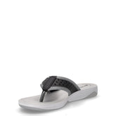 Infradito in gomma con fascia traforata nero grigio | Boscaini Scarpe