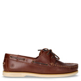 Navigator stringata in pelle marrone - Scarpe da barca | Boscaini Scarpe