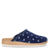 Ciabatta in tessuto blu - Ciabatte Donna | Boscaini Scarpe