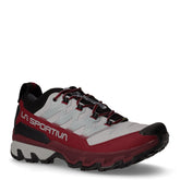 Ultra Raptor 3 GTX scarpa trail running in tessuto tecnico grigio nuvola rosso | Boscaini Scarpe