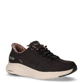Contour Foam Leopard Dream sneaker in tessuto ed ecopelle nero | Boscaini Scarpe