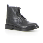 Stivaletto stringato con zip nero - Mid Season Sale Stivaletti Uomo | Boscaini Scarpe