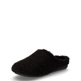 Gles ciabatta in tessuto bouclé nero | Boscaini Scarpe