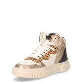 Laquinny sneaker bambina in ecopelle avorio platino | Boscaini Scarpe