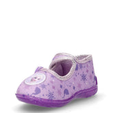 Ciabatta casa in tessuto bambina viola | Boscaini Scarpe