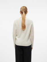 Maglione girocollo in maglia morbida bianco | Boscaini Scarpe