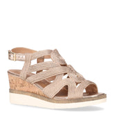 Sandalo con tacco rosegold - Sandali Con Tacco Donna | Boscaini Scarpe