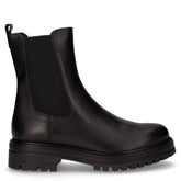 Stivaletto beatles in pelle nero | Boscaini Scarpe