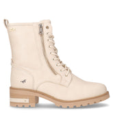 Stivaletto in ecopelle avorio | Boscaini Scarpe