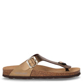 Sara ciabatta infradito in ecopelle bronzo | Boscaini Scarpe