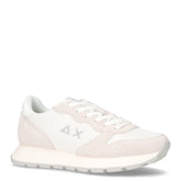 Ally Glitter Textile sneaker in pelle e tessuto bianco - SUN68 | Boscaini Scarpe