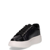 Babol 01 sneaker in ecopelle con platform nero | Boscaini Scarpe