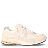 2002 sneaker in pelle e tessuto crema | Boscaini Scarpe