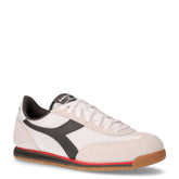Cross sneaker in tessuto ed ecopelle bianco nero | Boscaini Scarpe