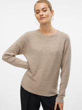 Maglione girocollo in maglia beige - VERO MODA | Boscaini Scarpe