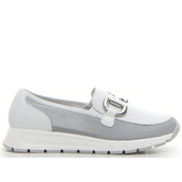 Mocassino con staffa bianco - Mocassini Donna | Boscaini Scarpe
