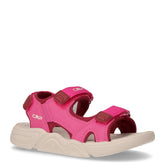 Strolly sandalo in ecopelle e tessuto tecnico bambina magenta | Boscaini Scarpe