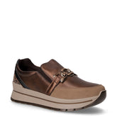 Sneaker slip-on in pelle con zeppa rame fango - IGI & CO | Boscaini Scarpe