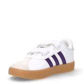 Vl court 3.0 Cf Ineakers in ecopelle bianco viola | Boscaini Scarpe