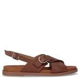 Sandalo in pelle cuoio | Boscaini Scarpe