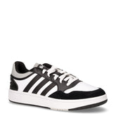 Hoops 3.0 sneaker in ecopelle bianco nero - ADIDAS | Boscaini Scarpe