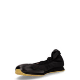 Ally Etoile ballerina in tessuto con laccetti nero | Boscaini Scarpe
