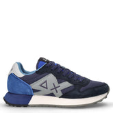 Jaki 2.0 sneaker in pelle scamosciata e tessuto navy blue | Boscaini Scarpe