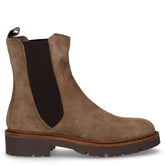 Stivaletto beatles in pelle taupe - RIZZOLI | Boscaini Scarpe