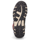 Rigel mid scarponcino trekking in pelle e tessuto waterproof cioccolato rosa | Boscaini Scarpe