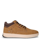 Marvin sneaker mid in ecopelle tanno giallo | Boscaini Scarpe