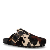 Sara ciabatta in cavallino marrone nero - GRUNLAND | Boscaini Scarpe