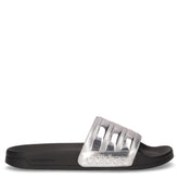 Adilette shower ciabatta di gomma nero argento - ADIDAS | Boscaini Scarpe