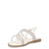 Sandalo da bambina con strass cristallo | Boscaini Scarpe