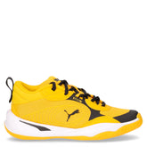 Playmaker scarpa da basket bambino in ecopelle e tessuto giallo - Scarpe Sportive Bambini | Boscaini Scarpe
