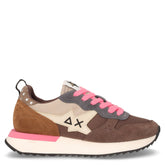 Starlight Multicolor sneaker in pelle e tessuto marrone - SUN68 | Boscaini Scarpe