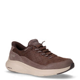 Contour Foam Natural Ease sneaker slip ins in pelle e tessuto cioccolato | Boscaini Scarpe