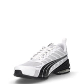 Voltra sneaker in tessuto mesh bianco nero | Boscaini Scarpe