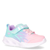 S light sneaker da bambina con luci in tessuto multicolor - SKECHERS | Boscaini Scarpe