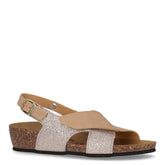 Sandalo con zeppa sabbia - VALLEVERDE | Boscaini Scarpe