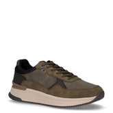 Sneaker in ecopelle kaki - Sneakers Uomo | Boscaini Scarpe