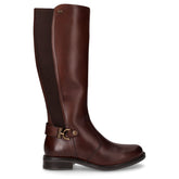 Stivale in pelle e tessuto marrone - Stivali Donna | Boscaini Scarpe