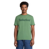 NORTHWOOD WORDMARK LOGO SHORT t-shirt in cotone verde mirto - Abbigliamento Uomo | Boscaini Scarpe