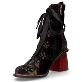 Tronchetto con zip in pelle dorian nero | Boscaini Scarpe