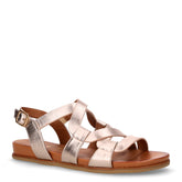 Sandalo in ecopelle champagne | Boscaini Scarpe